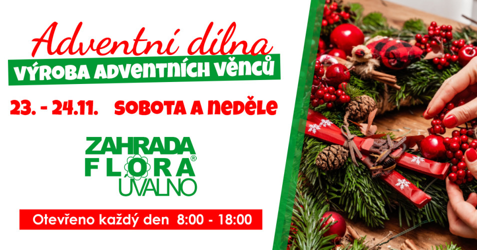 Adventní dílna - výroba adventních věnců